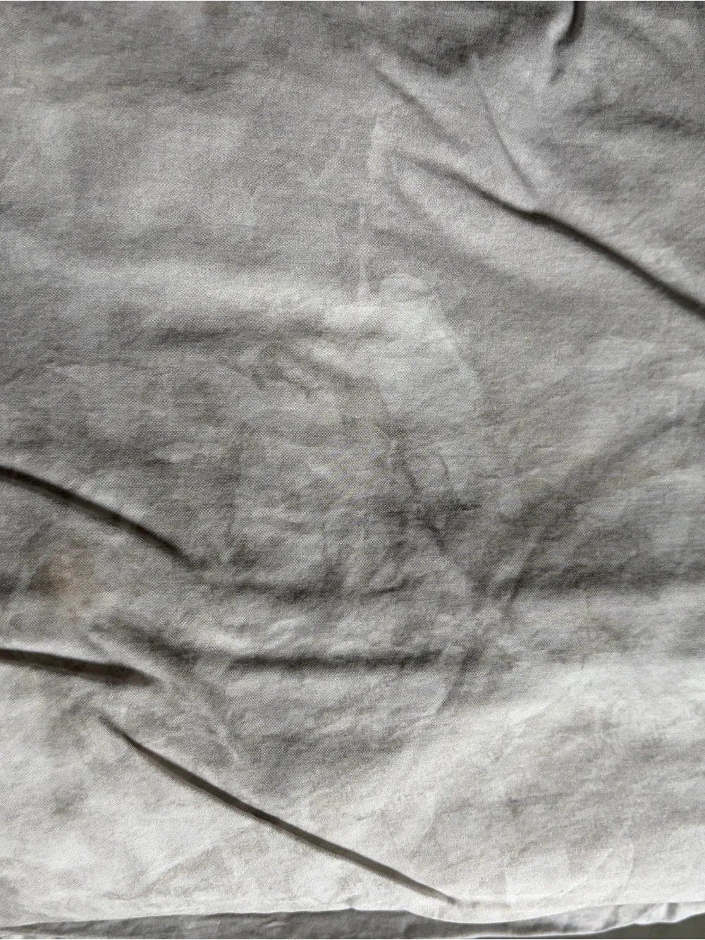 Pottery Barn duvet and shams with Subtle Floral design